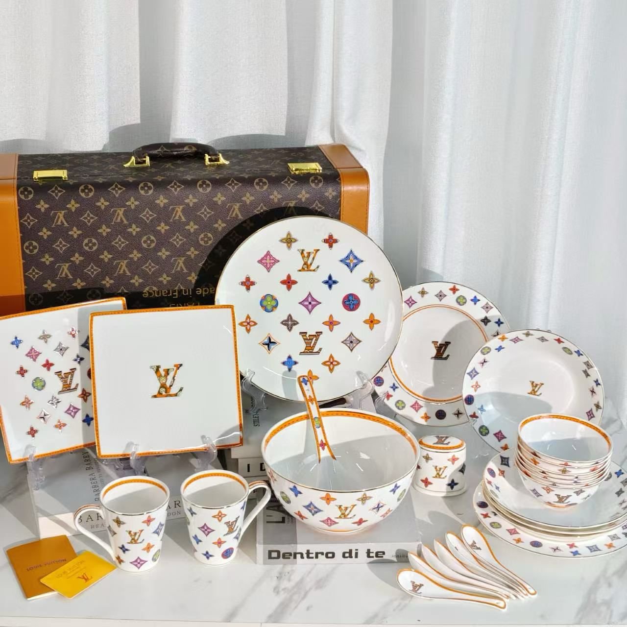 Louis Vuitton Monogram Soup set LV - Louis Vuitton Kitchen and Dining | Aleppo Gift UAE